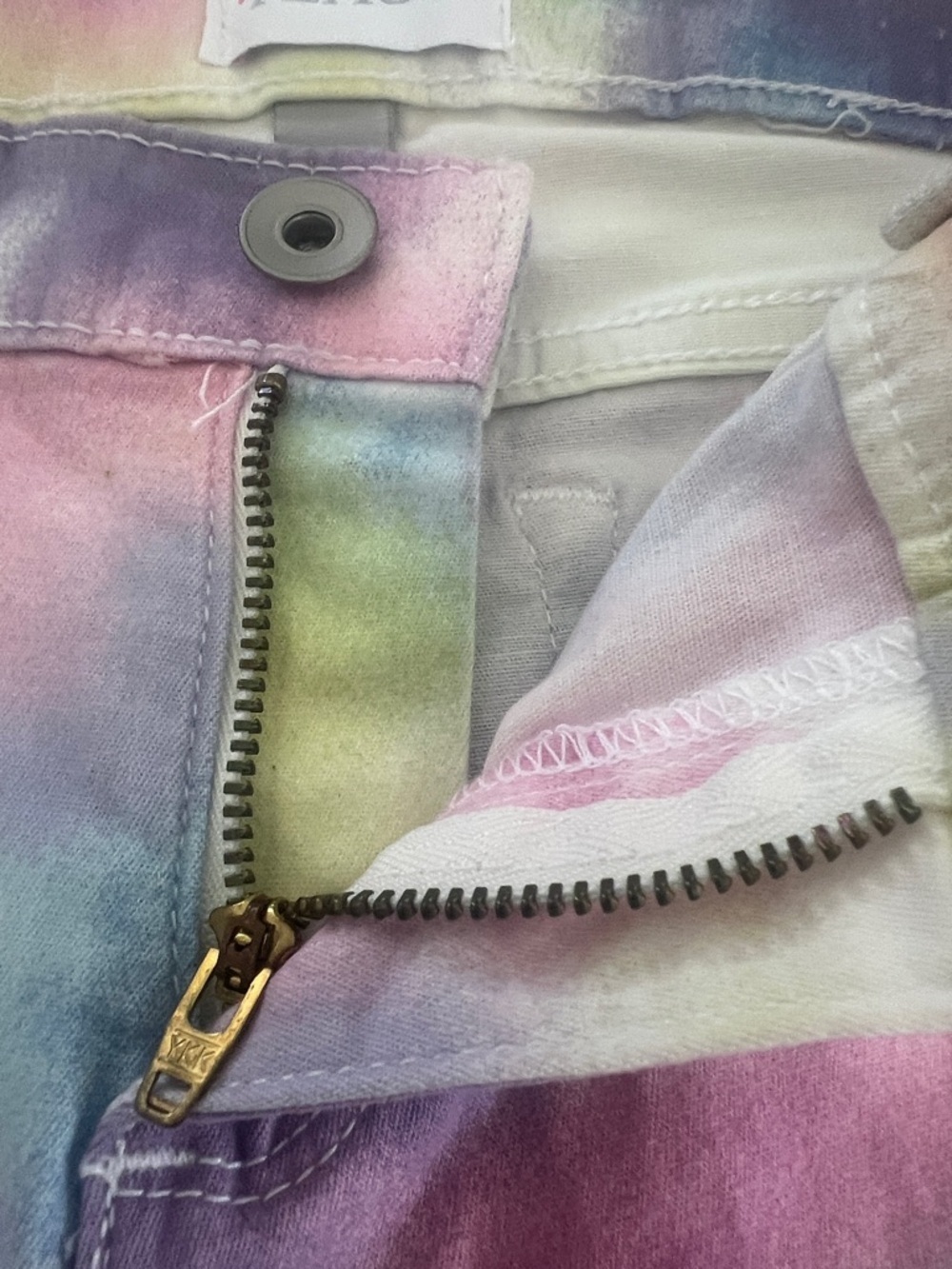 The Children's Place Pastel Tie-Dye Shorts - Pink, Purple, Blue, Yellow - Picture 4 of 7